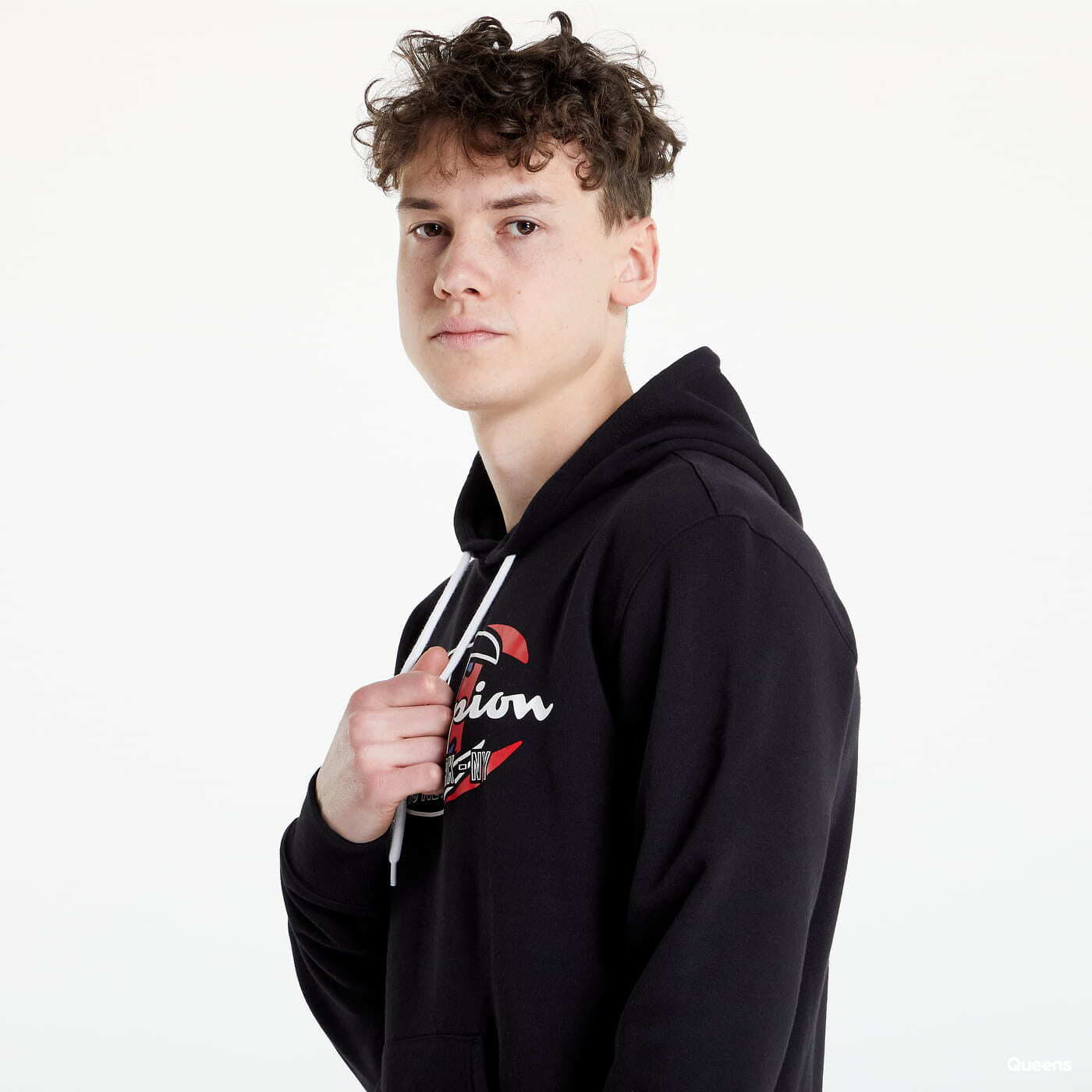 Hoodies and sweatshirts Champion Hooded Sweatshirt Black Queens