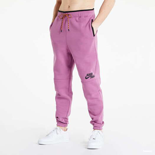 Sweatpants Jordan Jumpman Fleece Pants Purple Queens