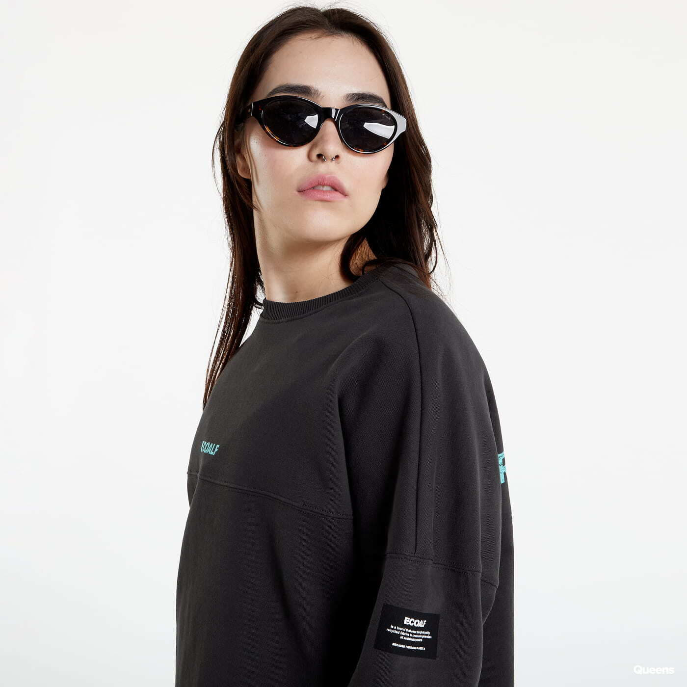 Mikiny Ecoalf Newboralf Sweatshirt Black