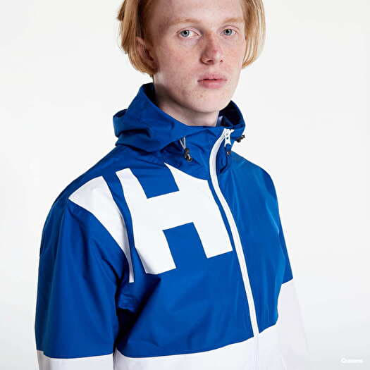 Windbreakers Helly Hansen Pursuit Jacket Blue White Queens