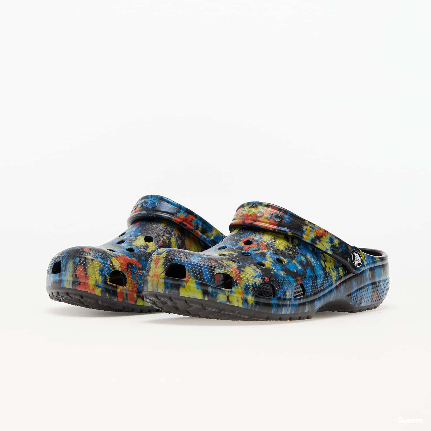Dark tie dye crocs 2025