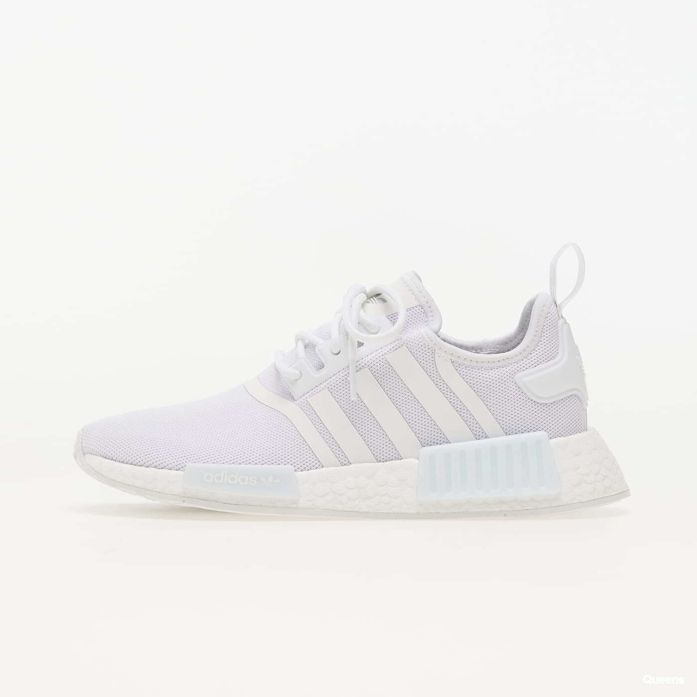 Női tornacipők és cipők adidas Originals NMD_R1 Primeblue Cloud White/ Cloud White/ Silver Metallic