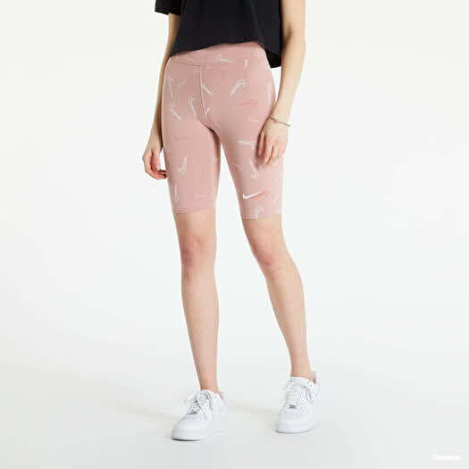 Nike pink biker 2025 shorts