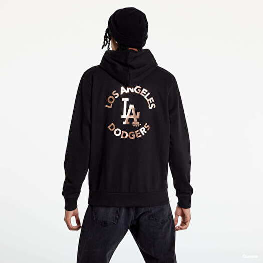 Hoodies and sweatshirts New Era LA Dodgers Metallic Logo Hoody Black |  Queens