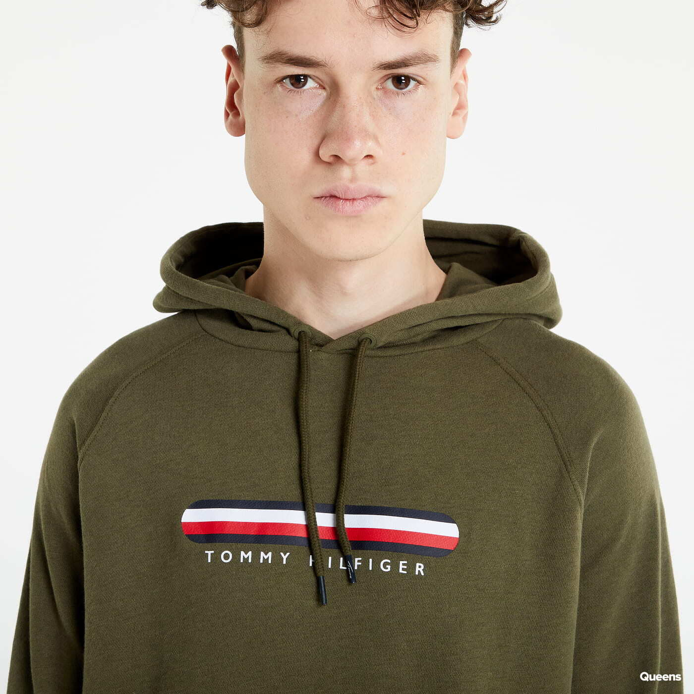 Mikinas ar kapuci un sporta krekli Tommy Hilfiger Oh Hoodie Green