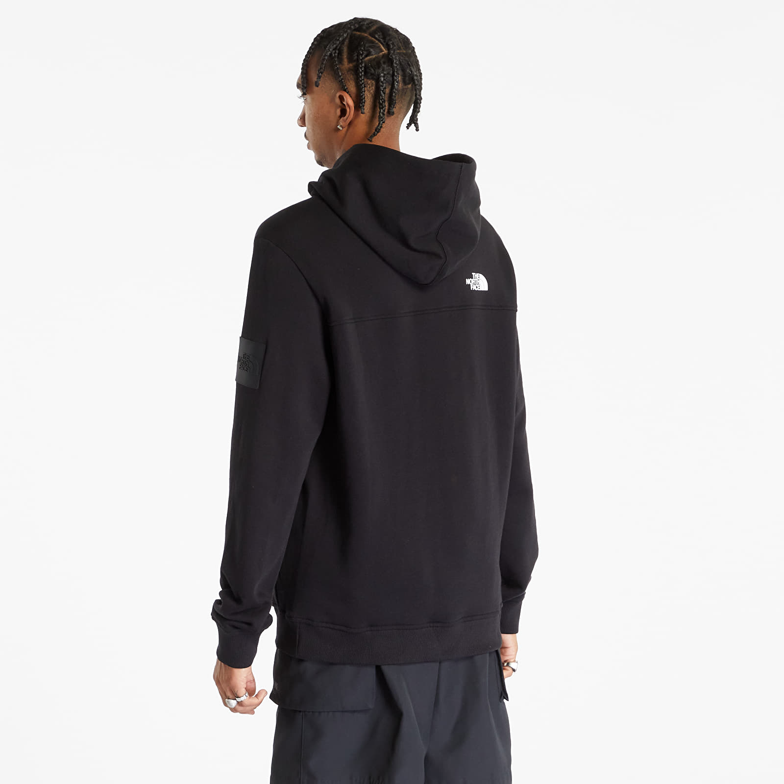 The north face fine alpine hoodie black outlet