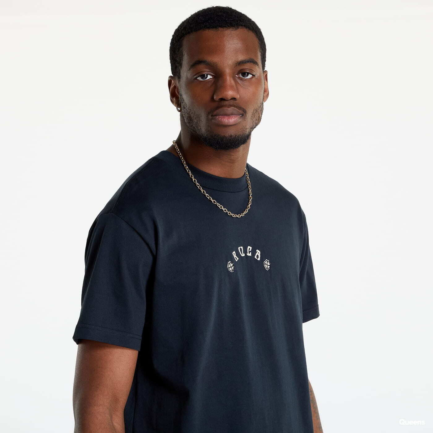 T-shirts RVCA Benjamin Jean Jean Best of Luck Short T-shirt černé
