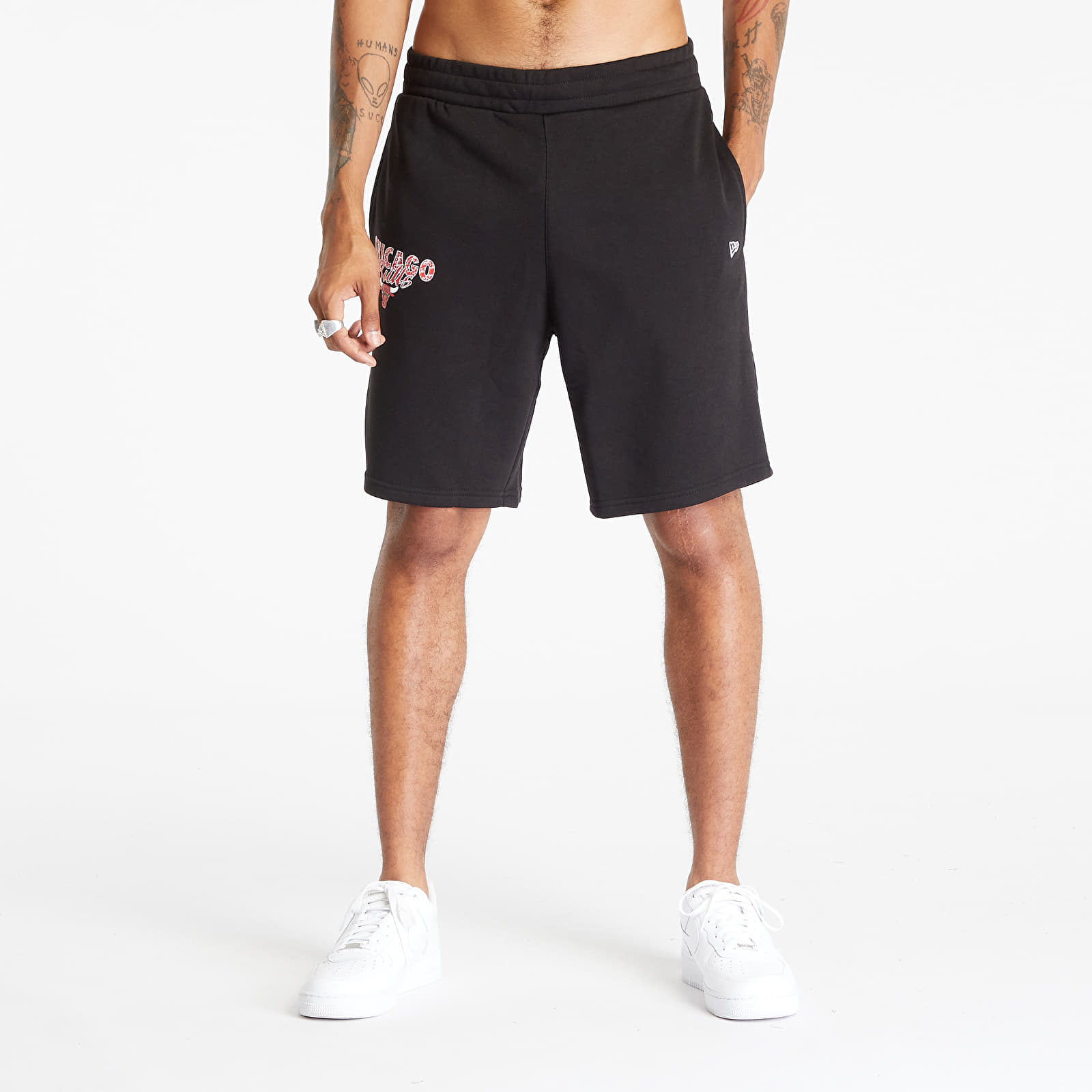 Pantaloni scurți New Era New Era Team Script Shorts Chicago Bulls Black/ Front Door Red