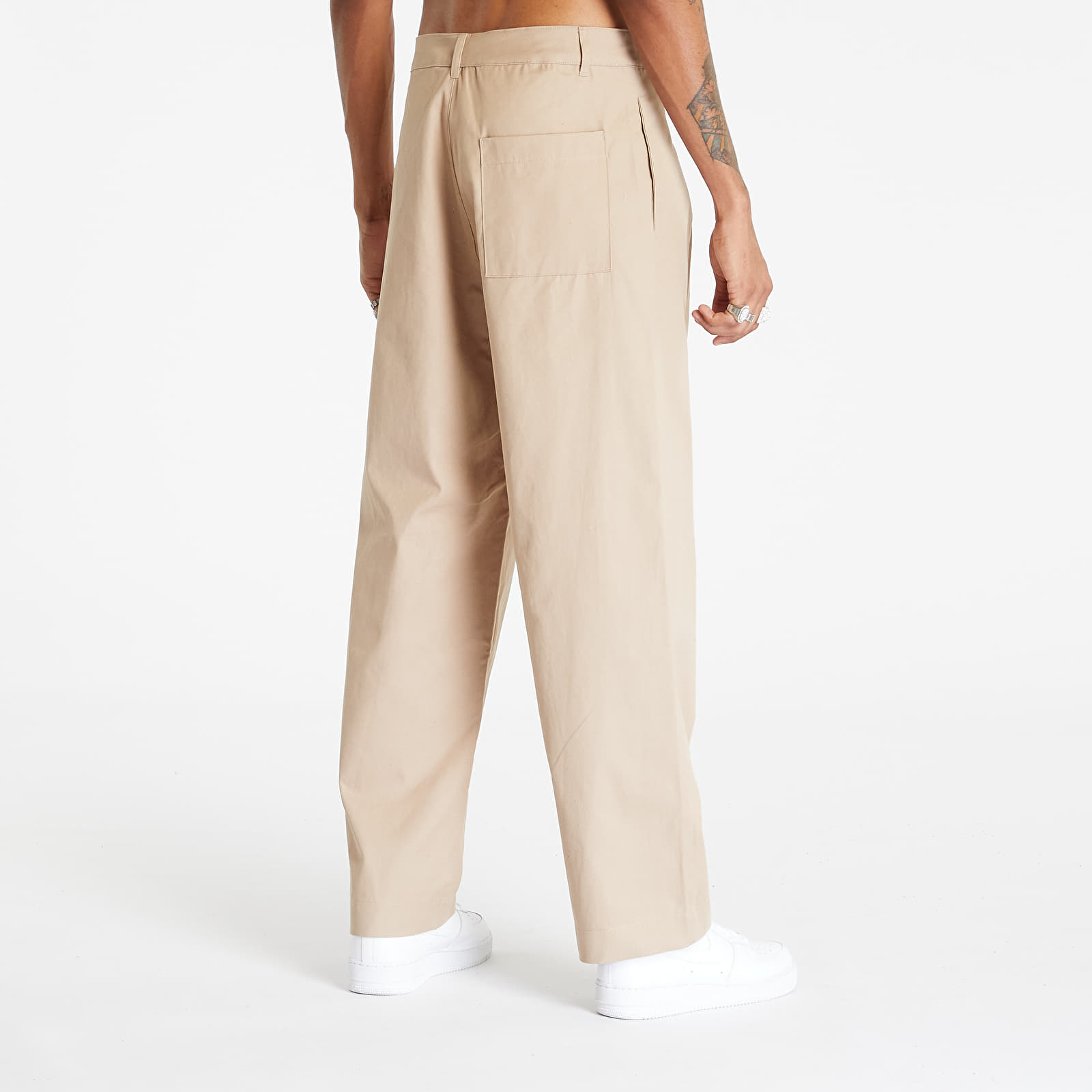 Jeans and trousers Champion Straight Hem Pants Beige Queens