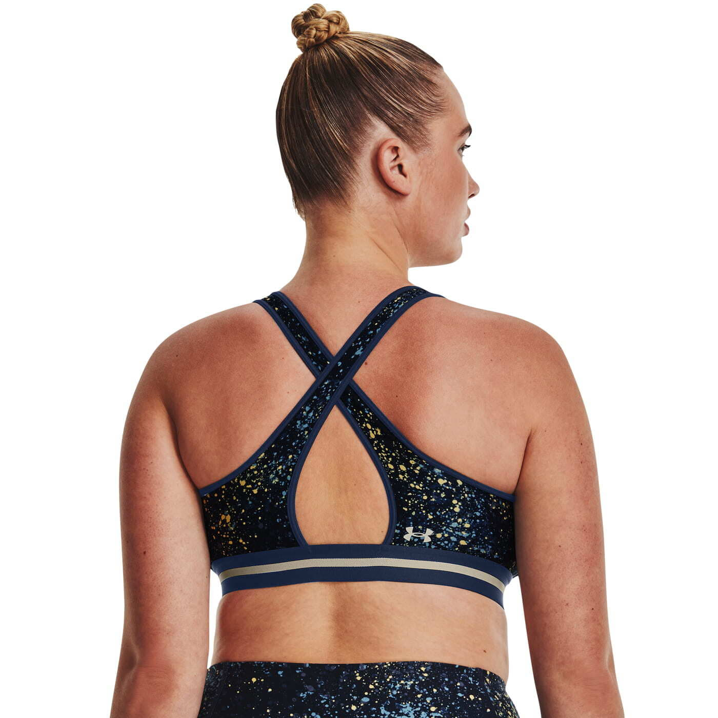 Modrčki Under Armour Project Rock Bra Navy