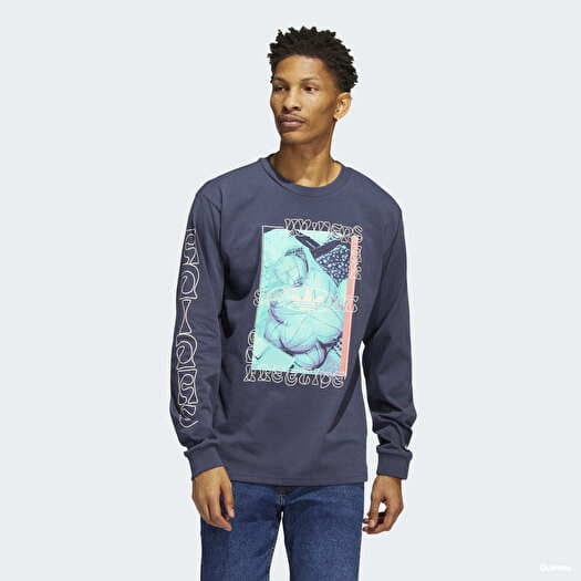 T shirts adidas Originals Baseball Photo Tee Purple Queens