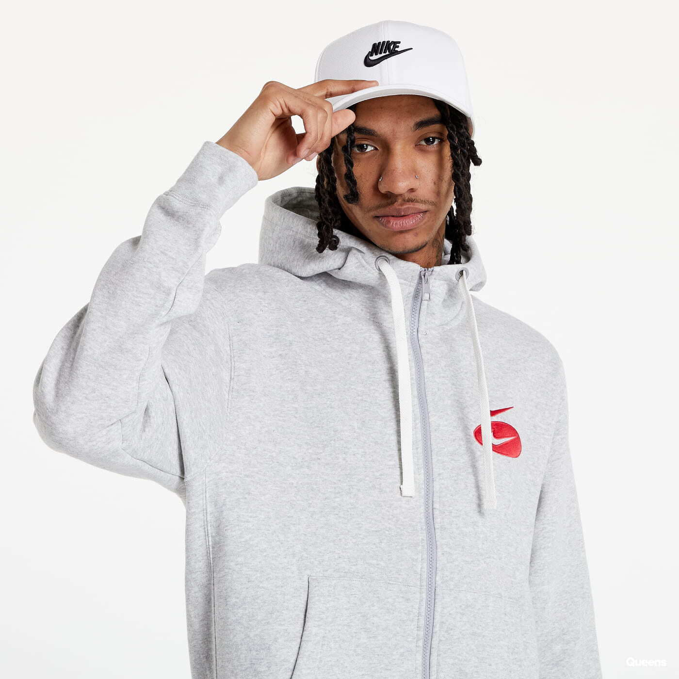 Sweatshirts Nike Swoosh League Brushed Back Fleece Hoodie Grey