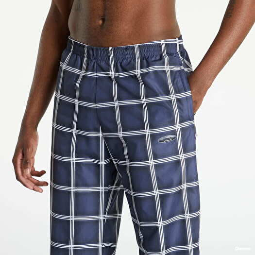 Adidas men's originals store plaid track pants