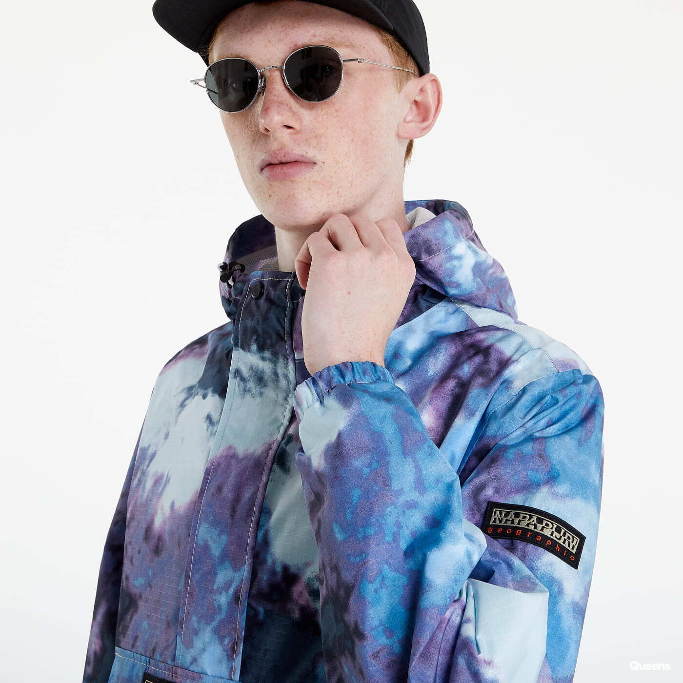 Cortavientos NAPAPIJRI Rainforest Freestrider AOP Anorak Blue
