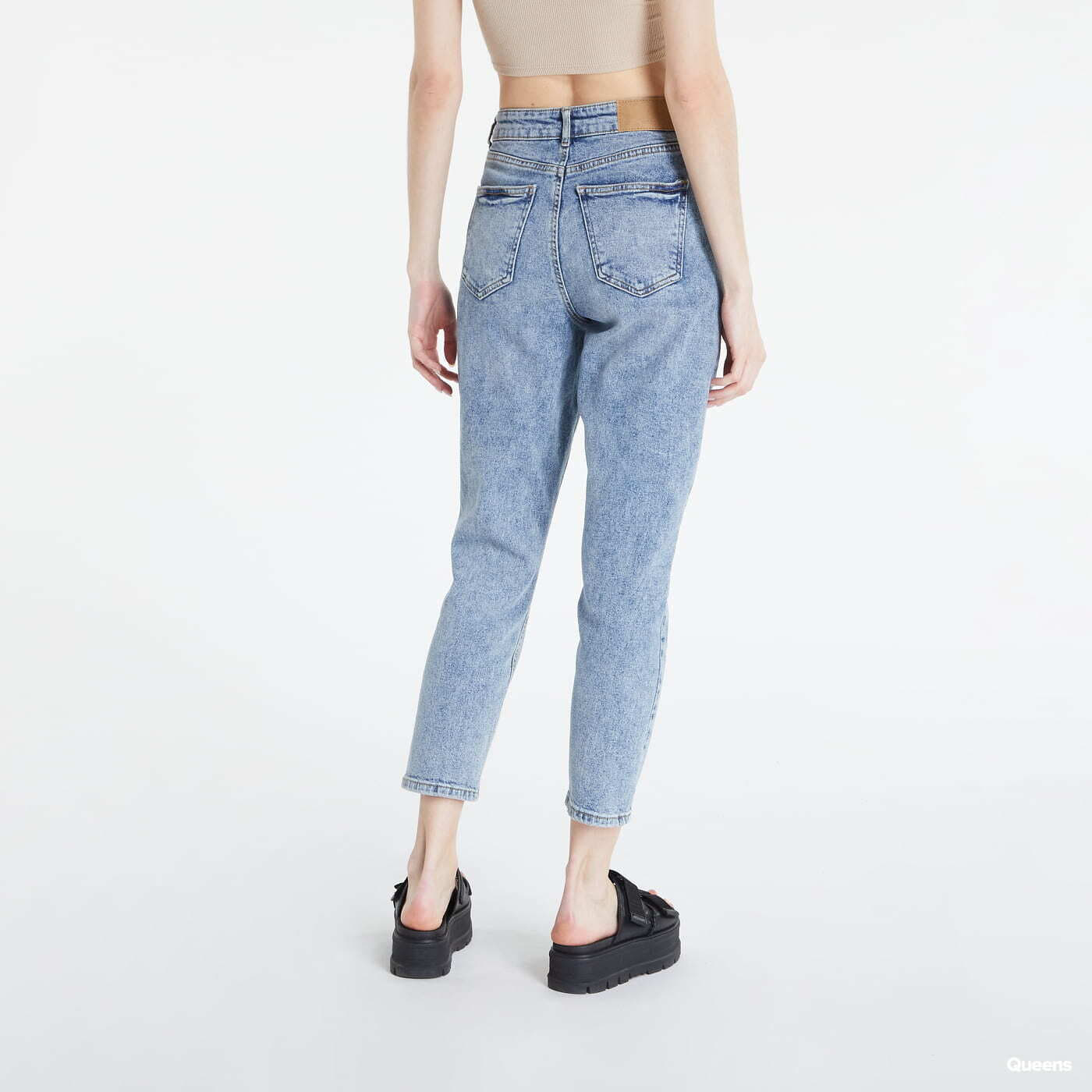 Teksad Noisy May NMKATY High Waisted Mom Jeans Blue