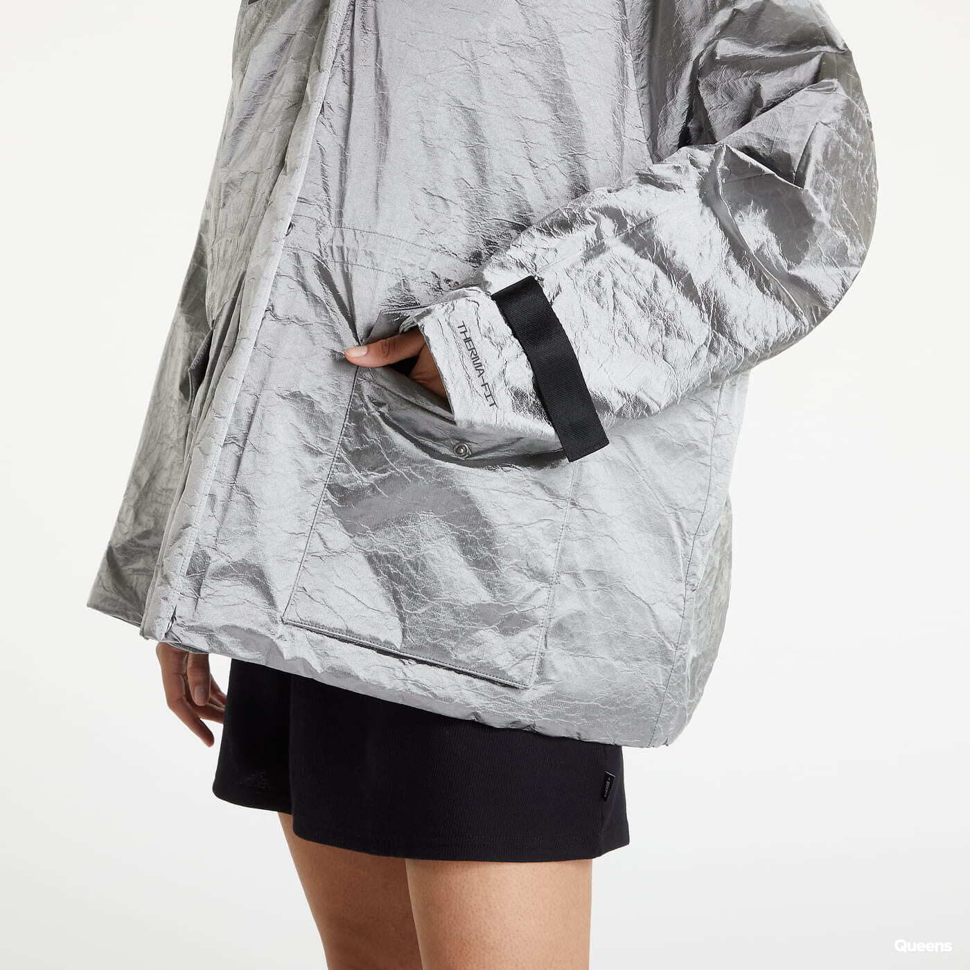 Windbreakers Nike Therma FIT Jacket Silver Queens
