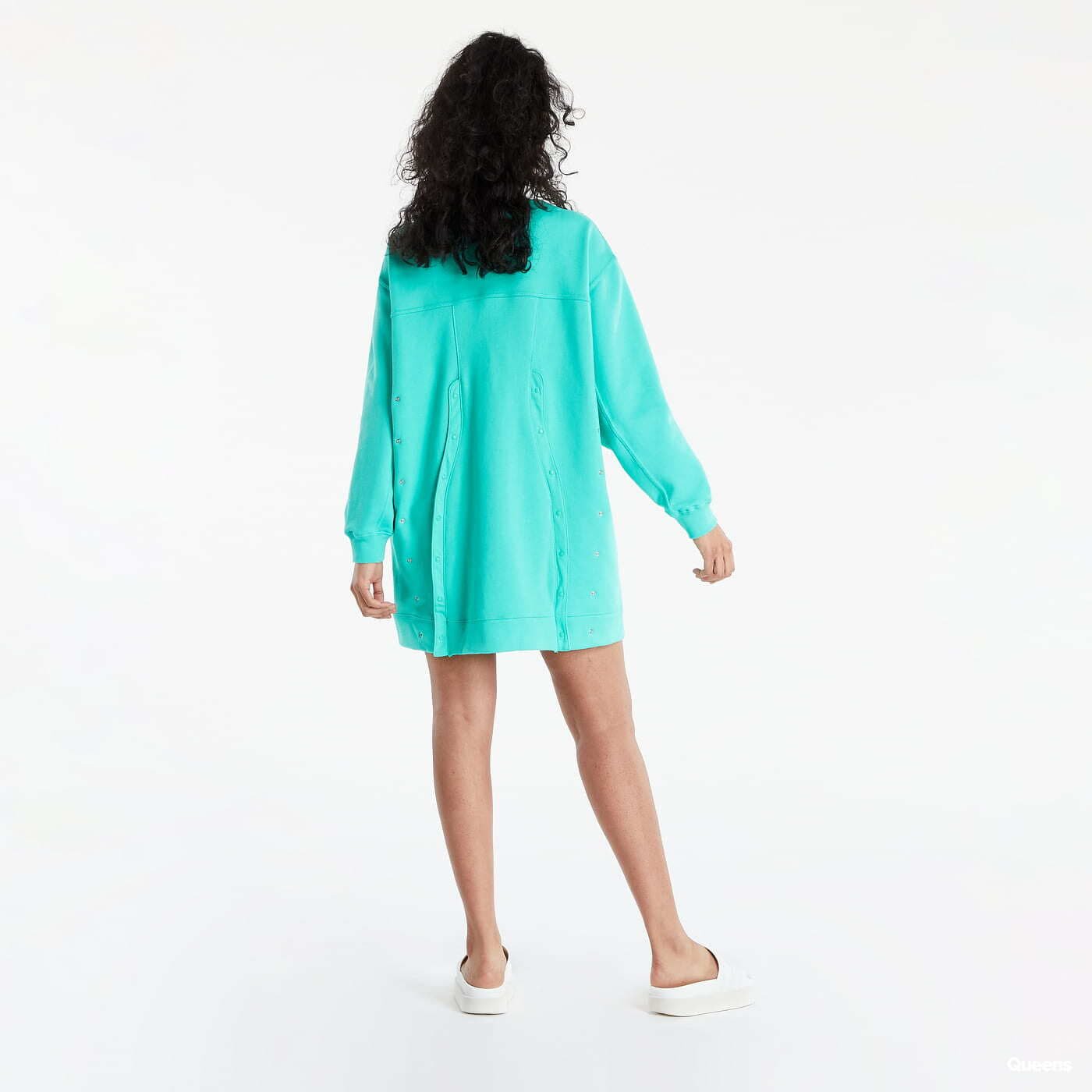 Kleider adidas Originals Sweatshirt Dress Turquoise Queens