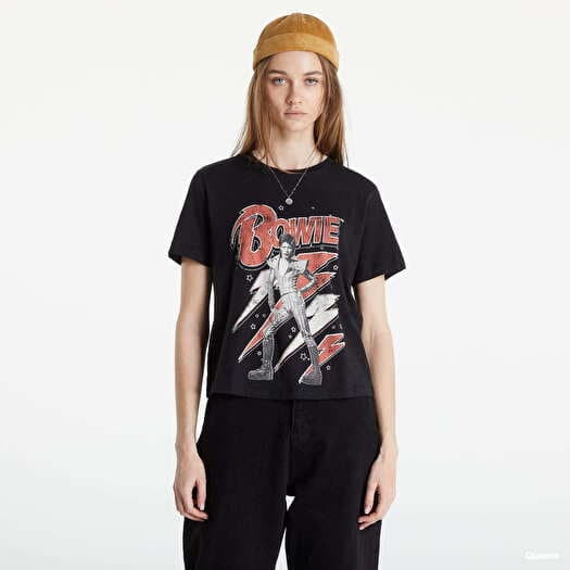 Top Noisy May S/S Bowie Top Black