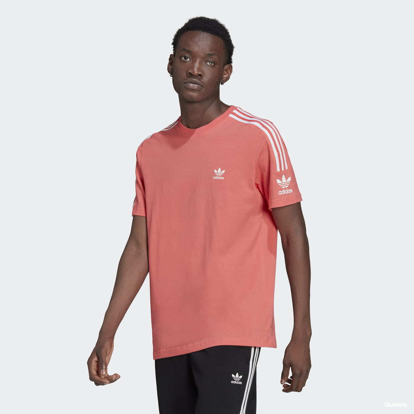 T Shirts adidas Originals Adicolor Tech Tee Pink Queens