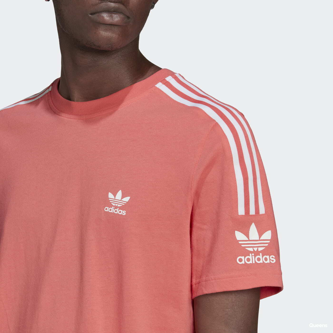 T Shirts adidas Originals Adicolor Tech Tee Pink Queens