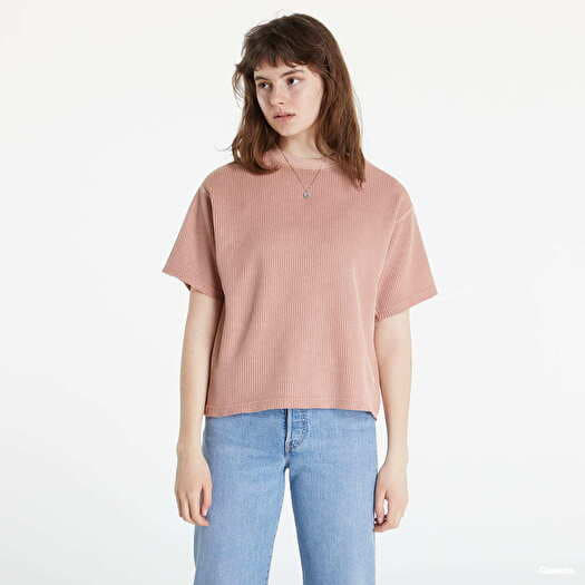 T Shirts Reebok T Shirt Classics Natural Dye Pink Queens