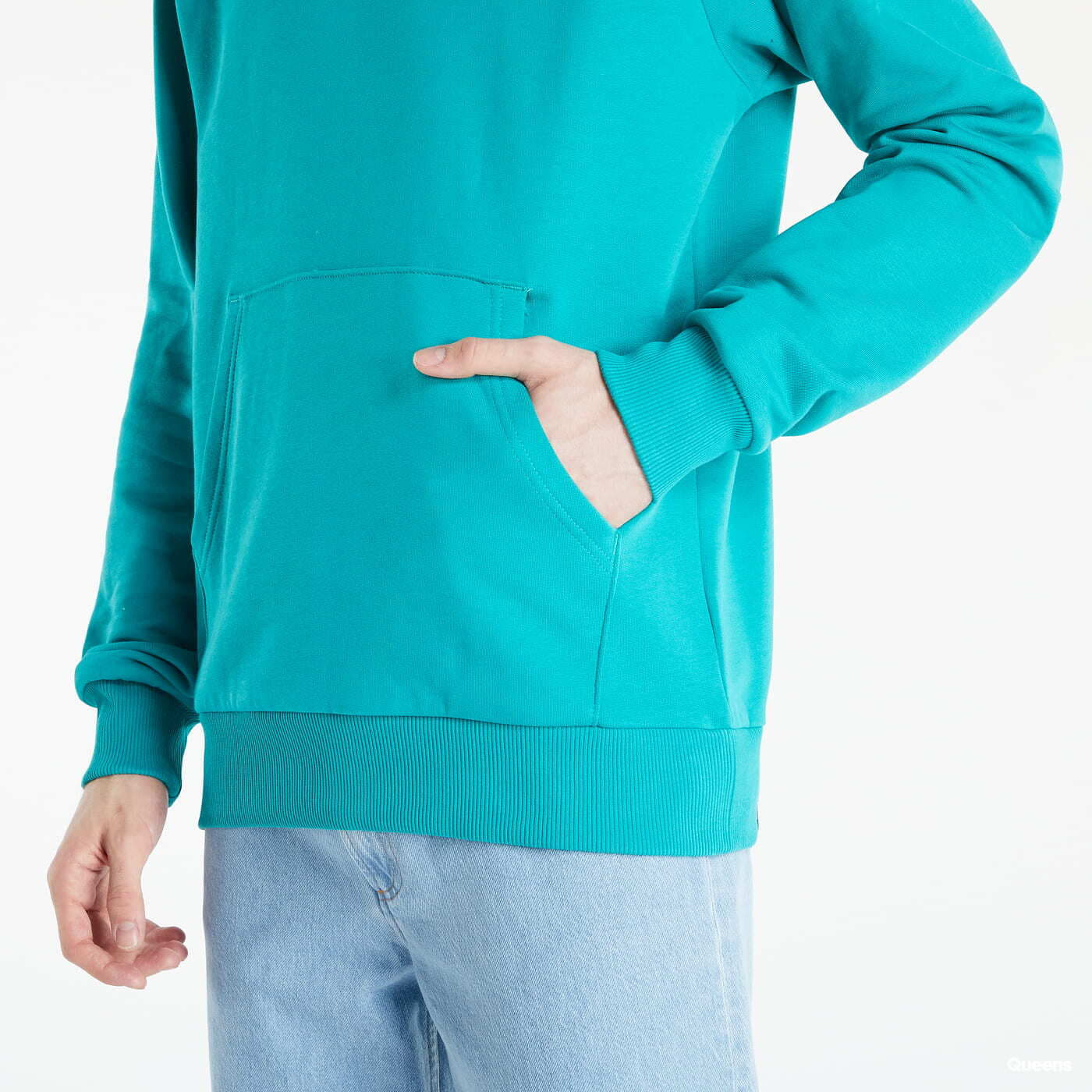 Mikiny The North Face M Raglan Redbox Hoodie Porcelain Green/ Tnf Black