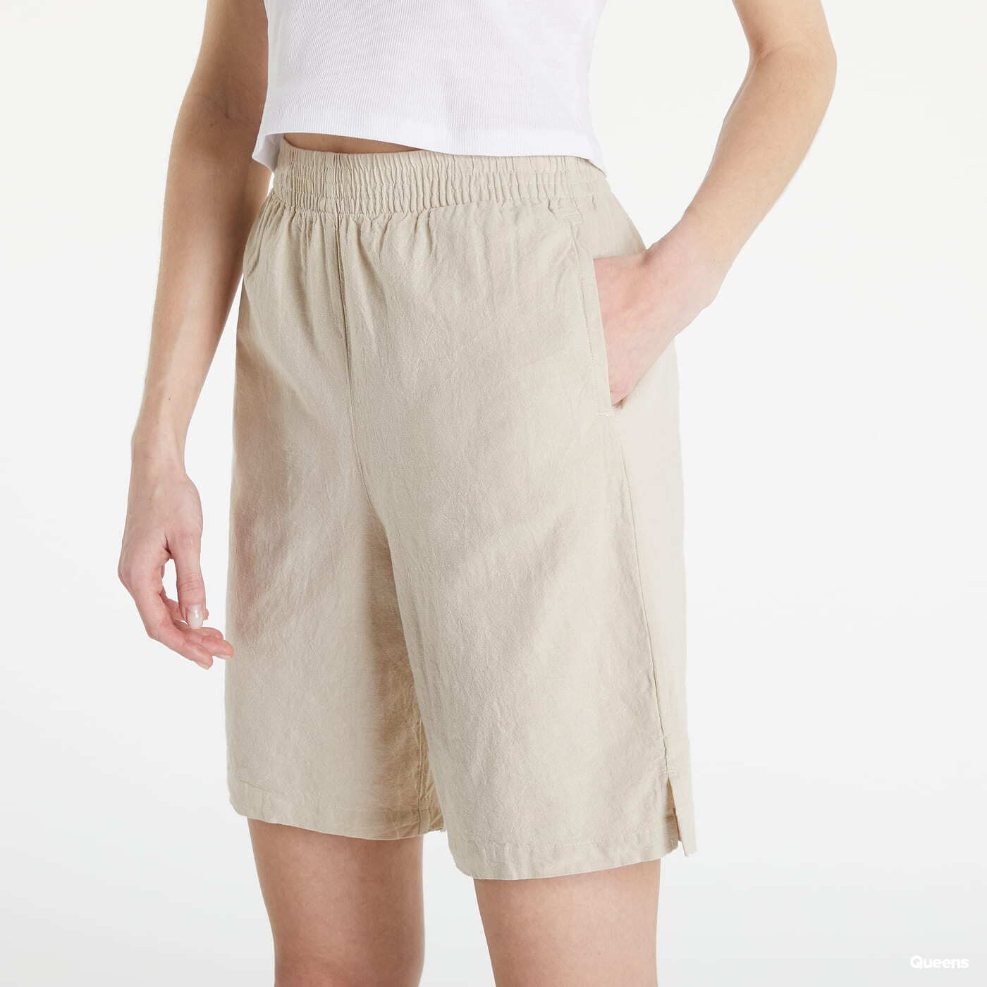 Shorts JJXX Women's linen shorts Beige