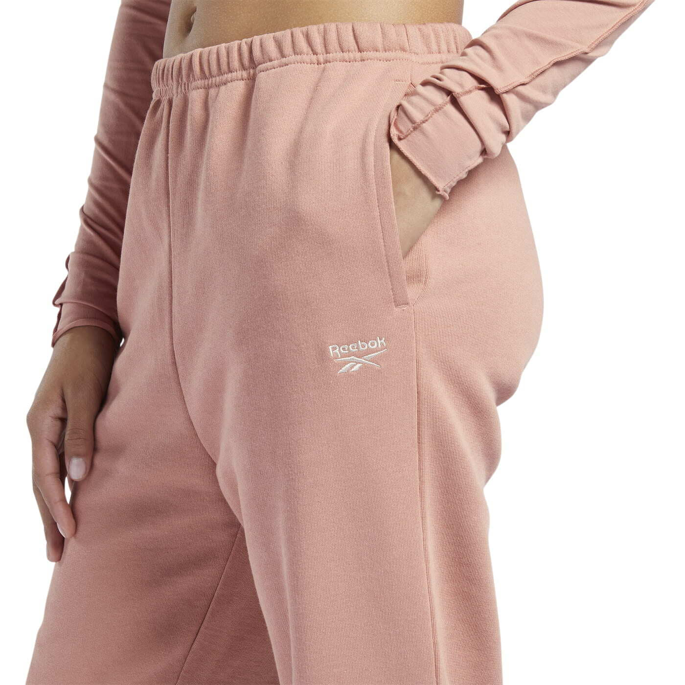 Träningsbyxor Reebok CL Wde Cozy FT Pant Pink