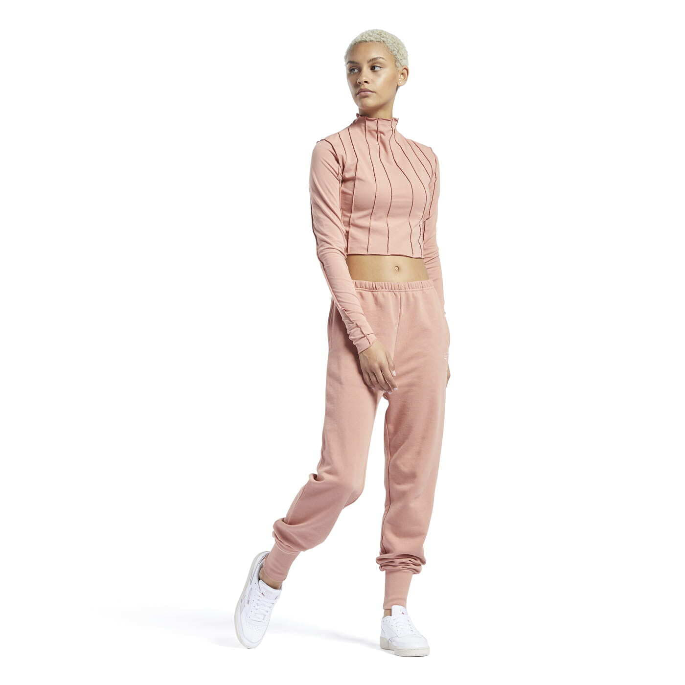 Träningsbyxor Reebok CL Wde Cozy FT Pant Pink