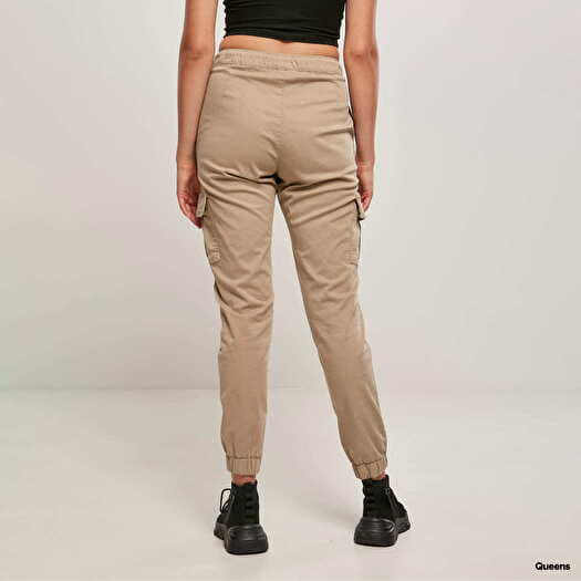 Ladies khaki on sale cargo trousers