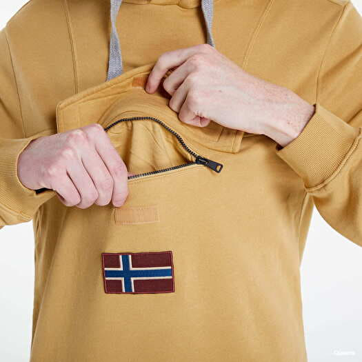 Napapijri yellow hoodie online