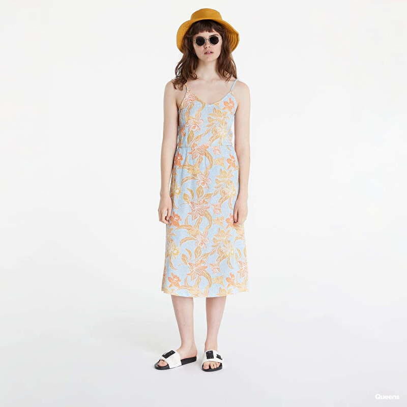Apģērbs Roxy Strappy Midi Dress Blue