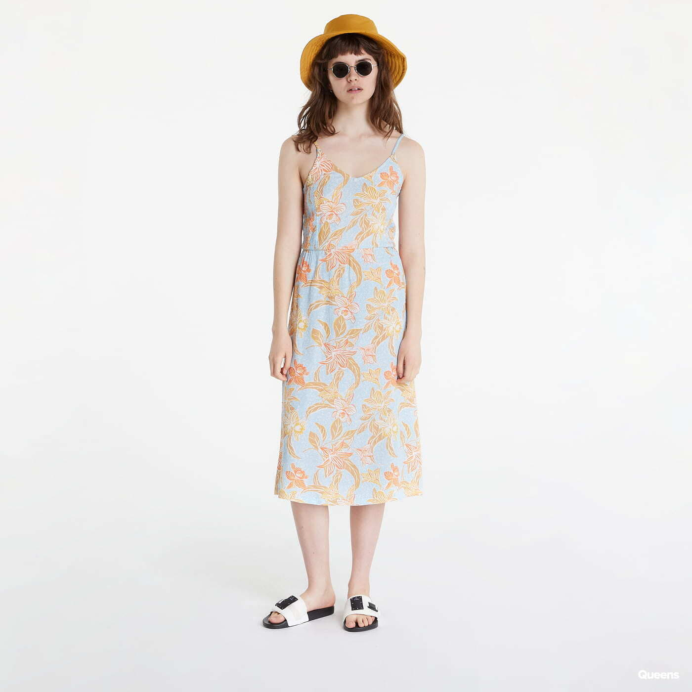 Šaty Roxy Strappy Midi Dress Blue