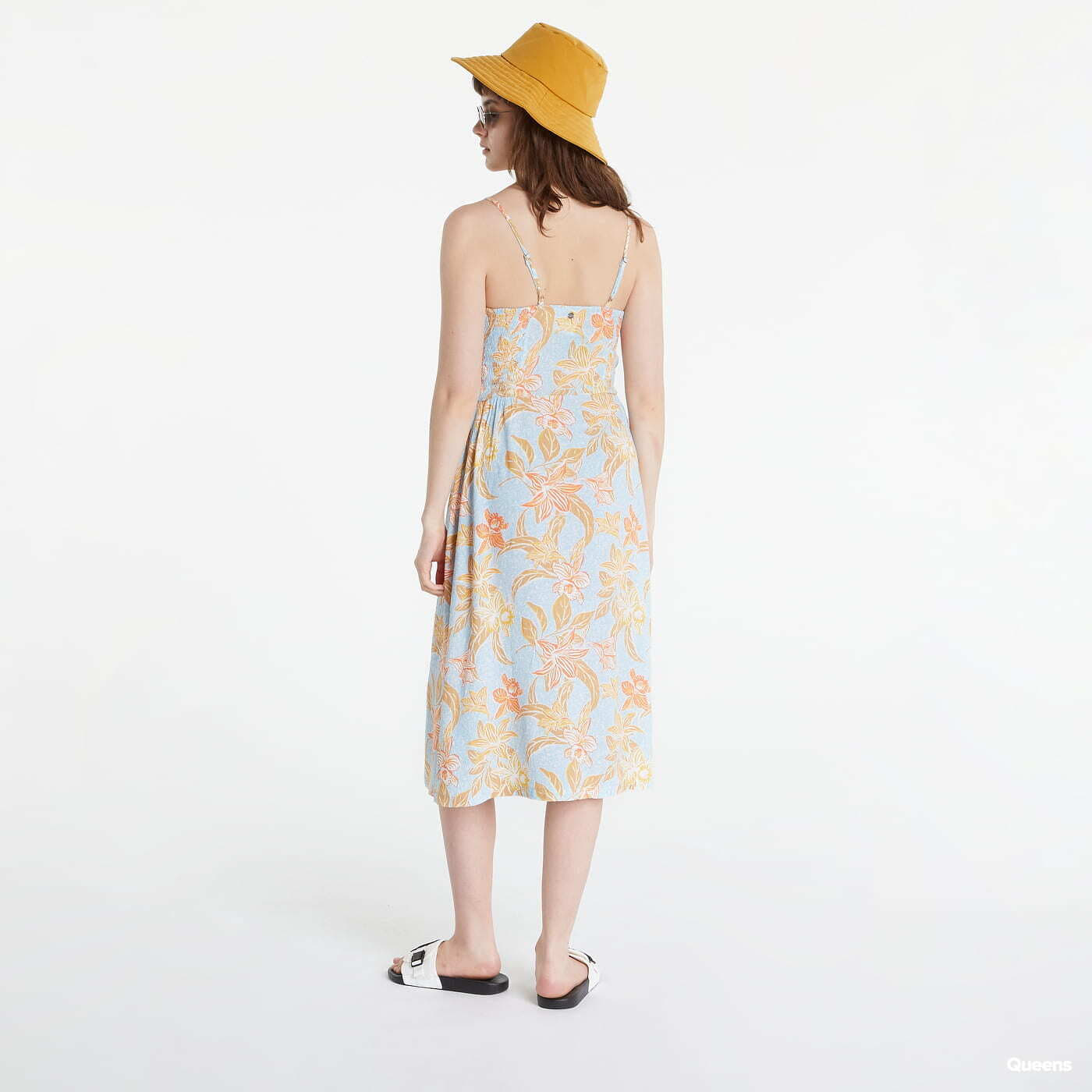 Šaty Roxy Strappy Midi Dress Blue