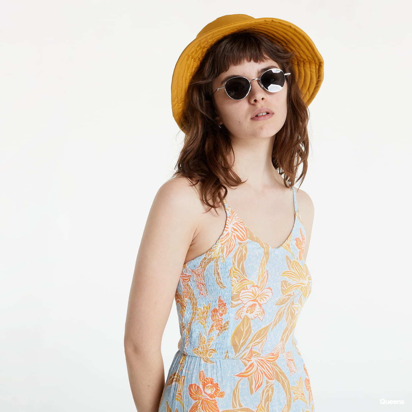 Šaty Roxy Strappy Midi Dress Blue