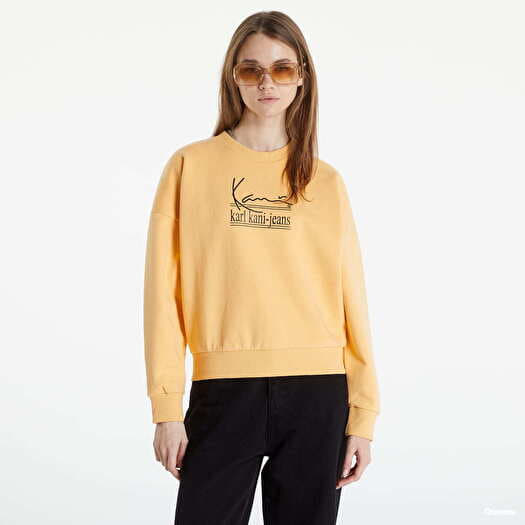 Hoodies and sweatshirts Signature KKJ OS Crew Orange | Queens