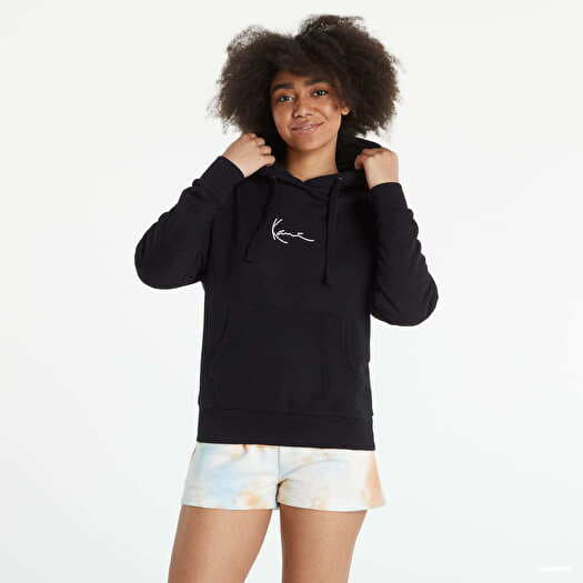 Hoodies and sweatshirts Karl Kani Smal Signature Essential Loose Fit Hoodie Black Queens