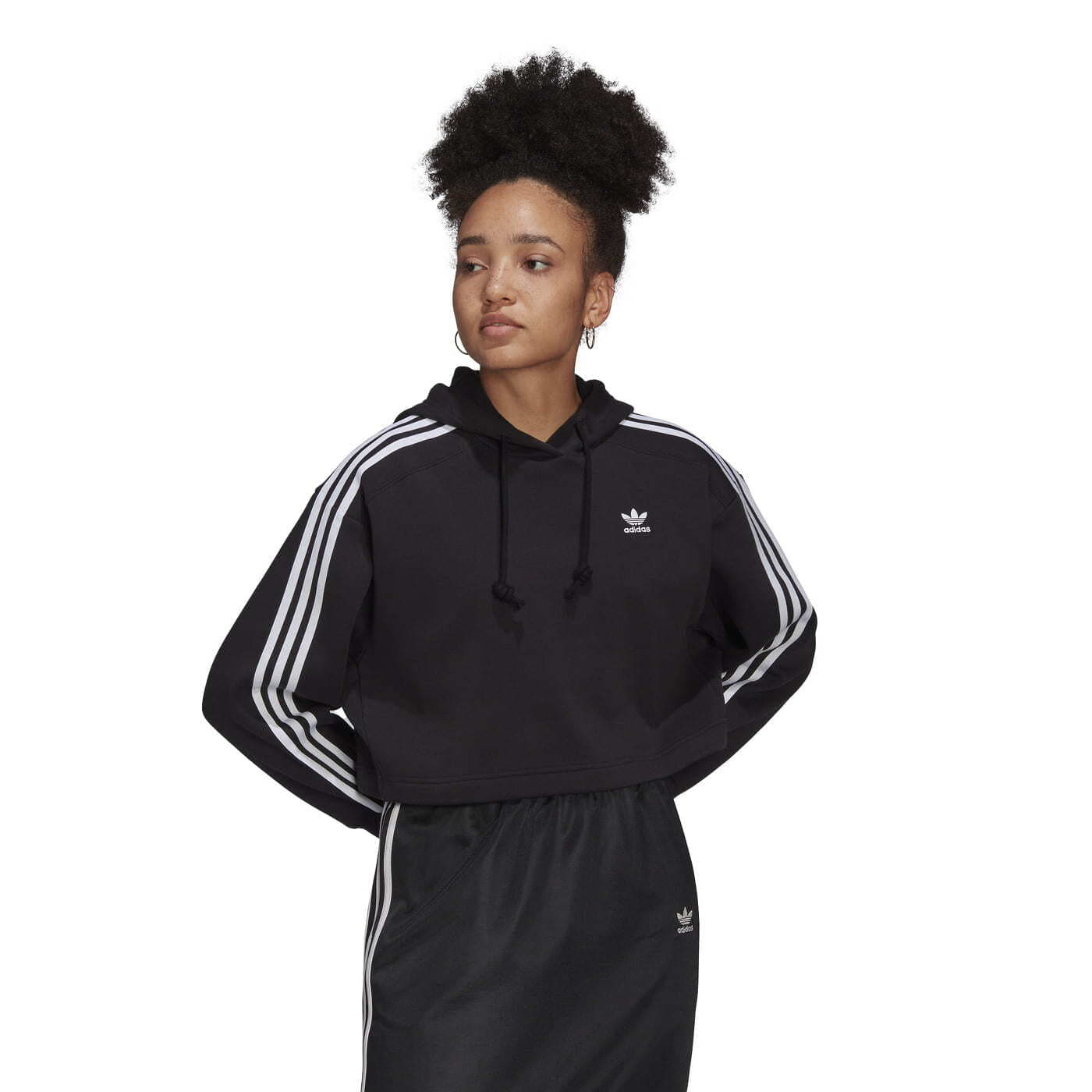 Sweatshirts adidas Originals Short Hoodie Black