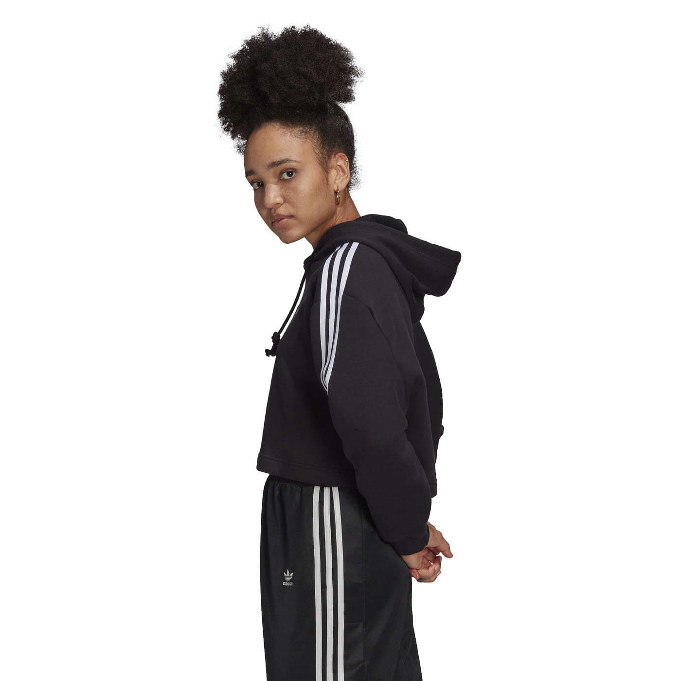 Sweatshirts adidas Originals Short Hoodie Black
