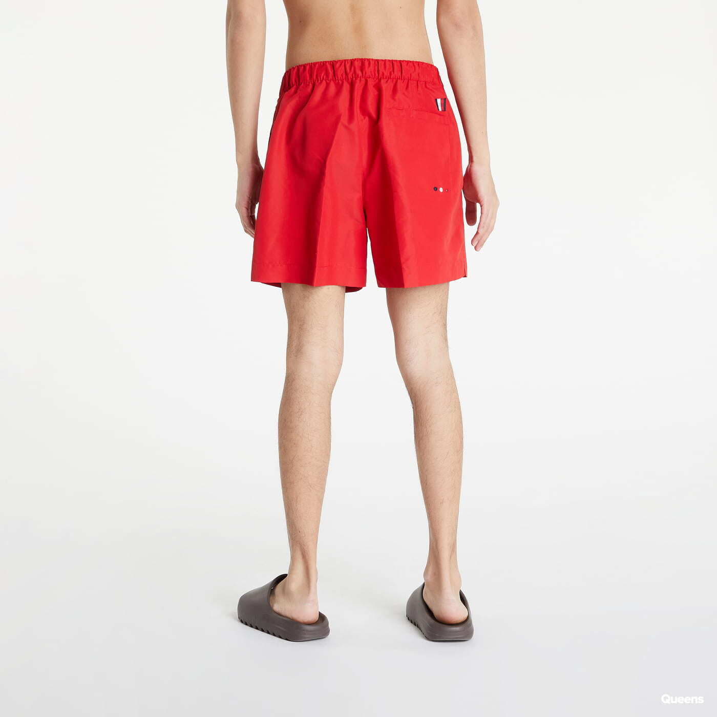 Badeanzüge Tommy Hilfiger Mid Length Signature Logo Swim Shorts Red