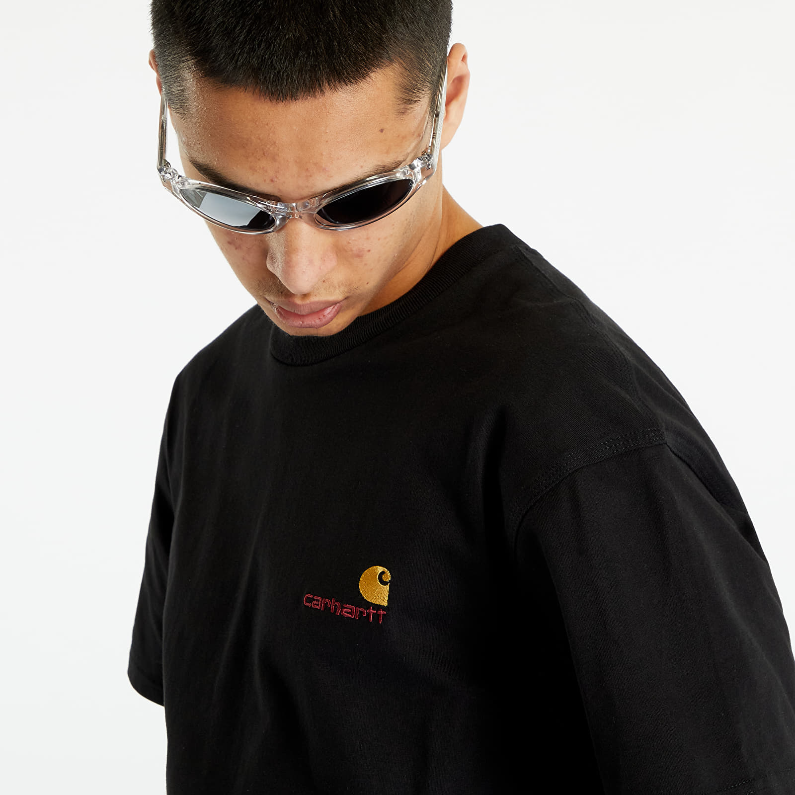 Trička Carhartt WIP American Script T-Shirt Black