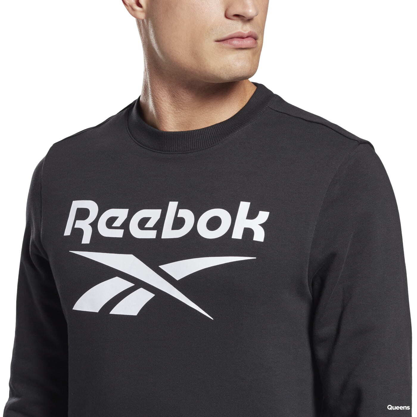 Sweatshirts Reebok Identity Big Logo Crew Black