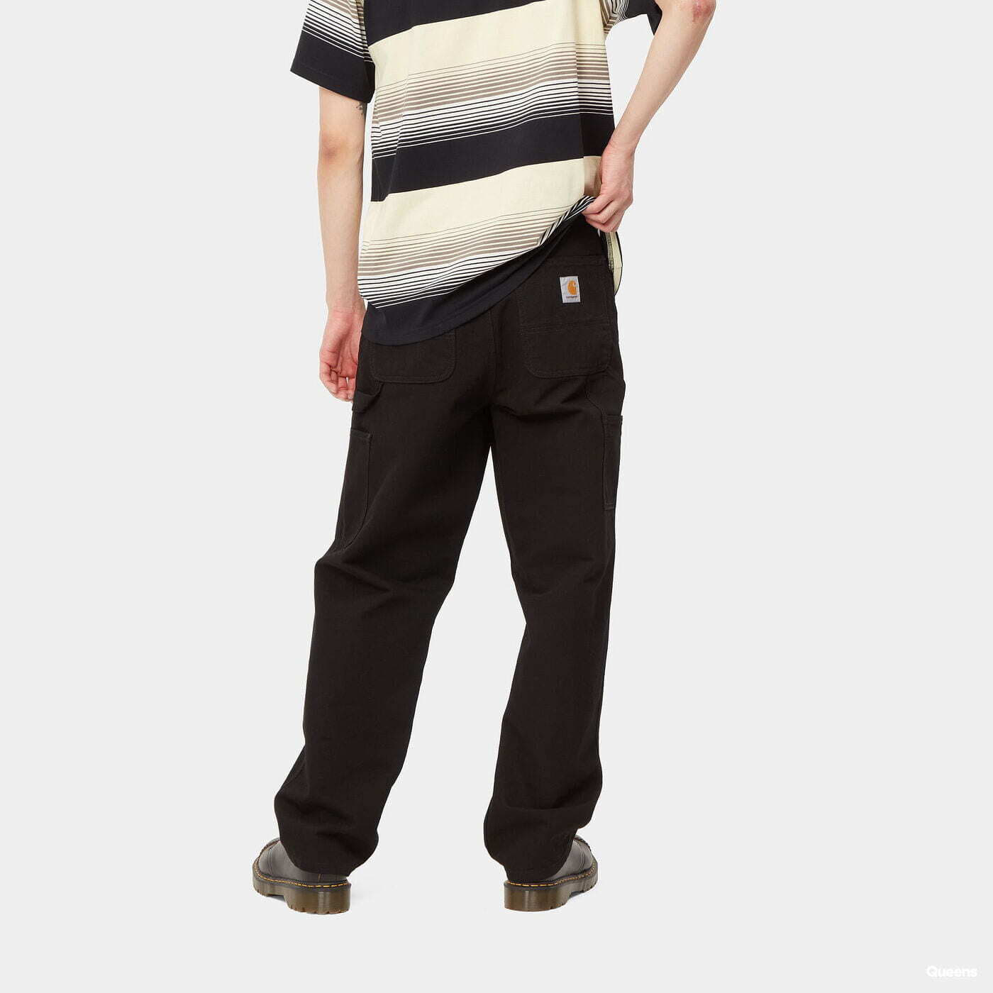 Džíny a kalhoty Carhartt WIP Single Knee Pant černé