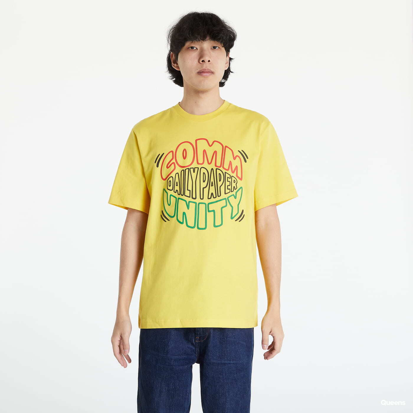 T-Shirts Daily Paper Majid T-shirt Yellow