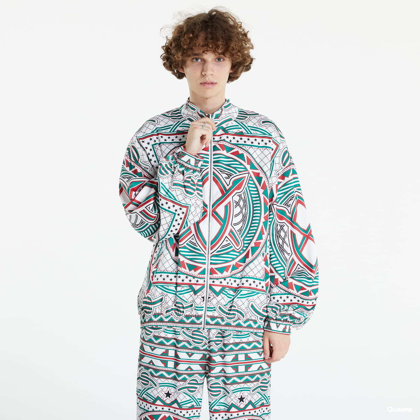 Jackor Daily Paper Moke Jacket Tyrkysová