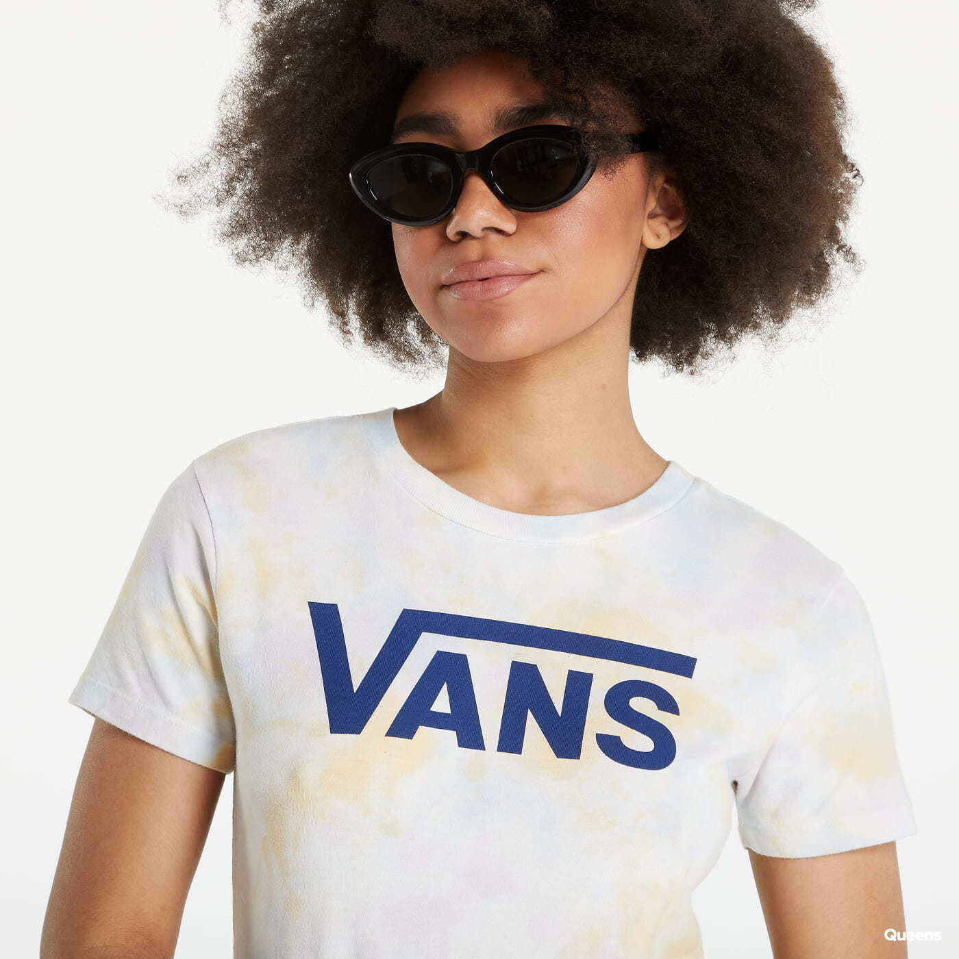 T-shirts Vans Wash Crew Tee White/ Batikované