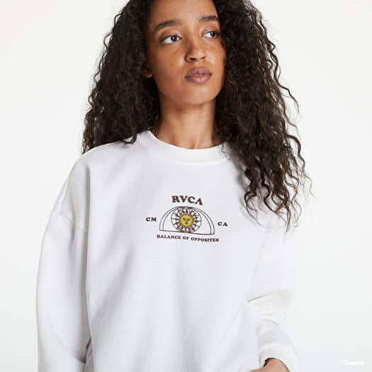 Hoodies and sweatshirts RVCA West Crew Cream Queens