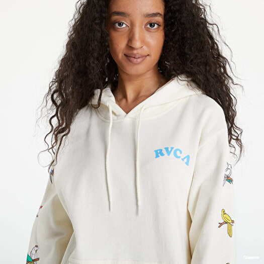 Rvca on sale white hoodie