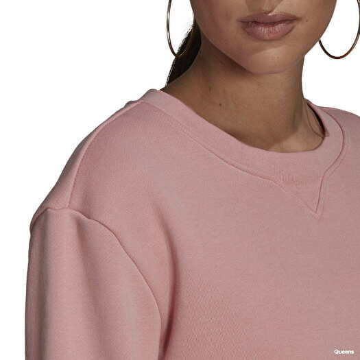 Adidas originals sale sweatshirt pink