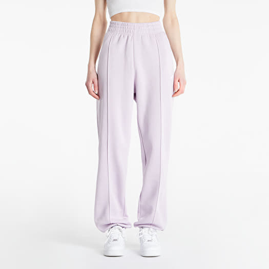 Nike Trend Fleece loose fit cuffed sweatpants in dusty pink